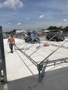 停車場 屋型帳